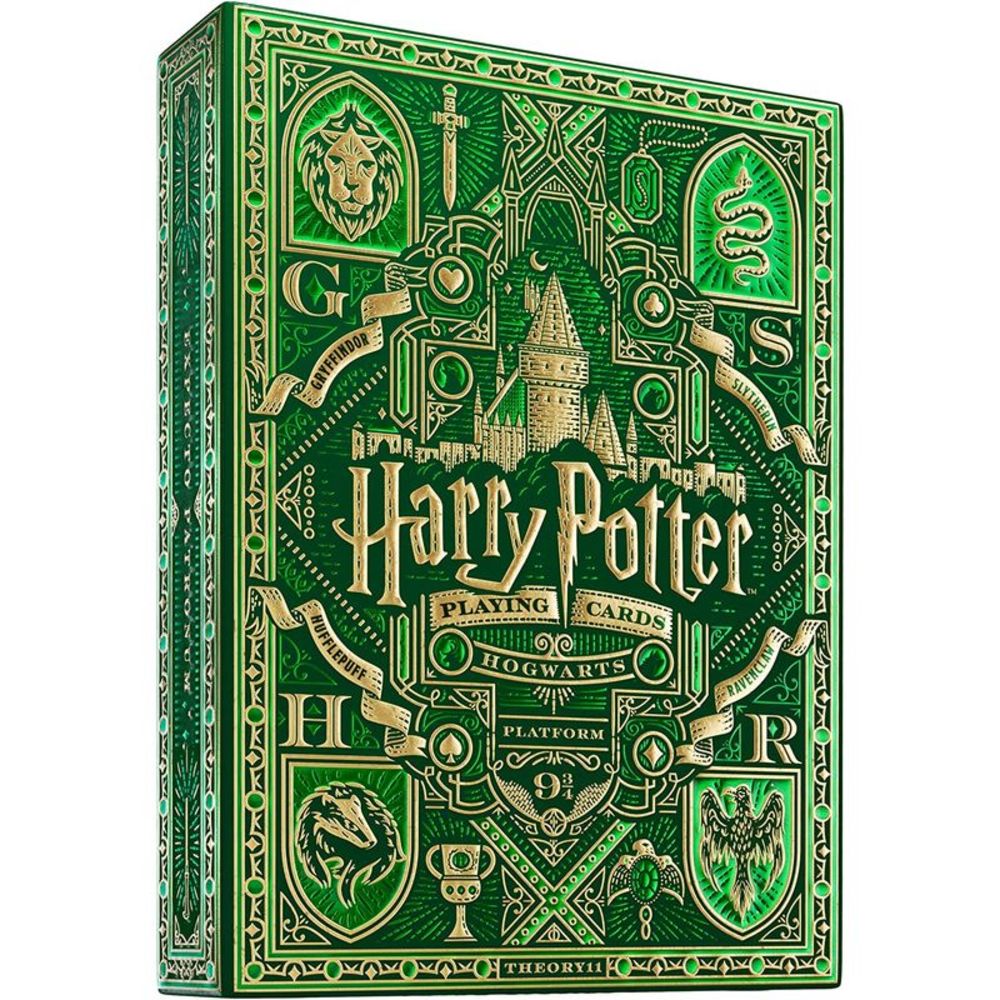 Harry Potter Playing Cards, Slytherin (Green)